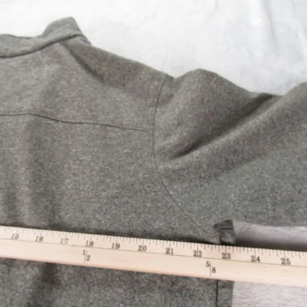 Columbia Sweater Mens Large Gray Zip Pocket 1/2 Zip Fleece Pullover Outdoor Golf
